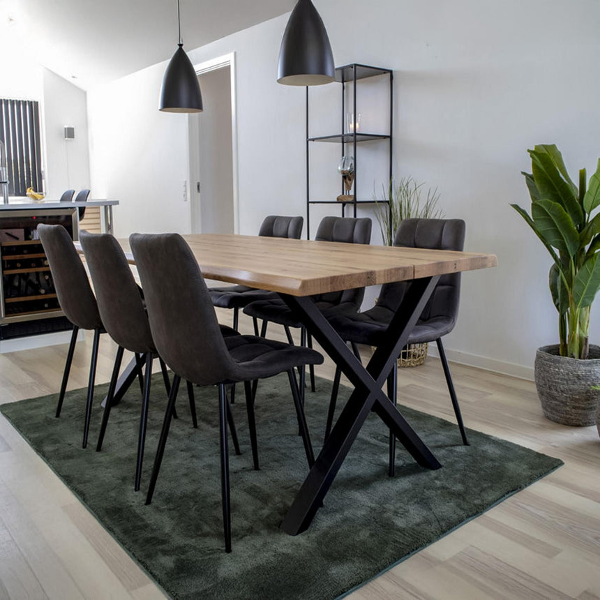 Toulon 200cm Natural Oak Dining Table-3