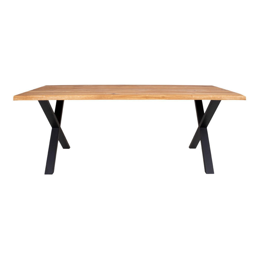 Toulon 200cm Natural Oak Dining Table-4