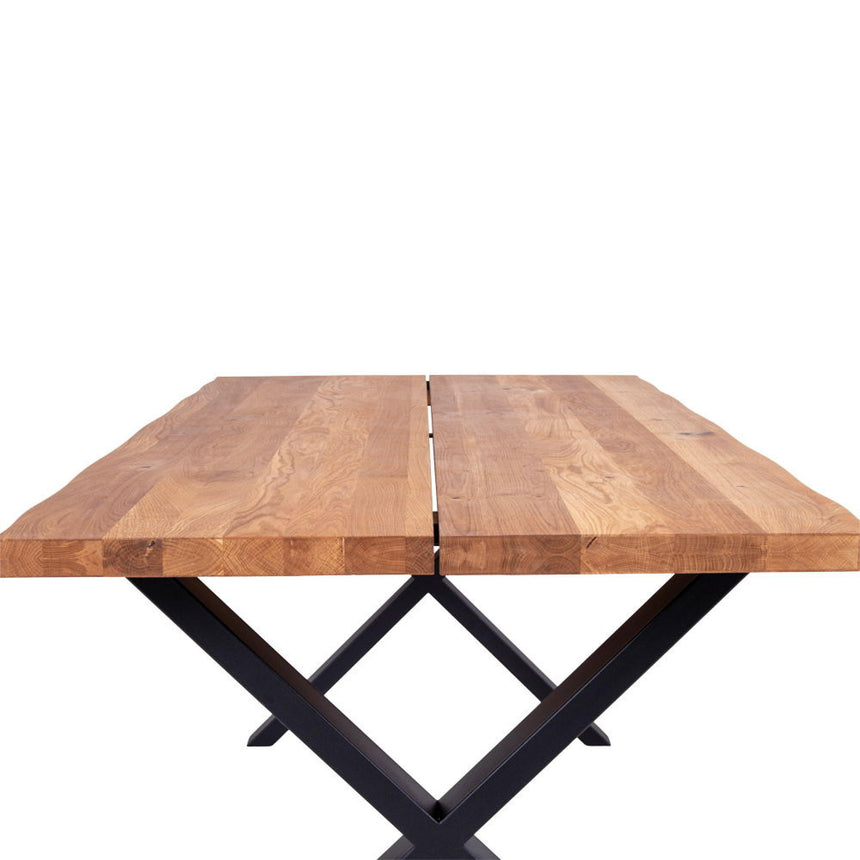 Toulon 200cm Natural Oak Dining Table-7