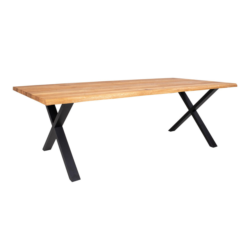 Toulon 240cm Natural Oak Dining Table-3