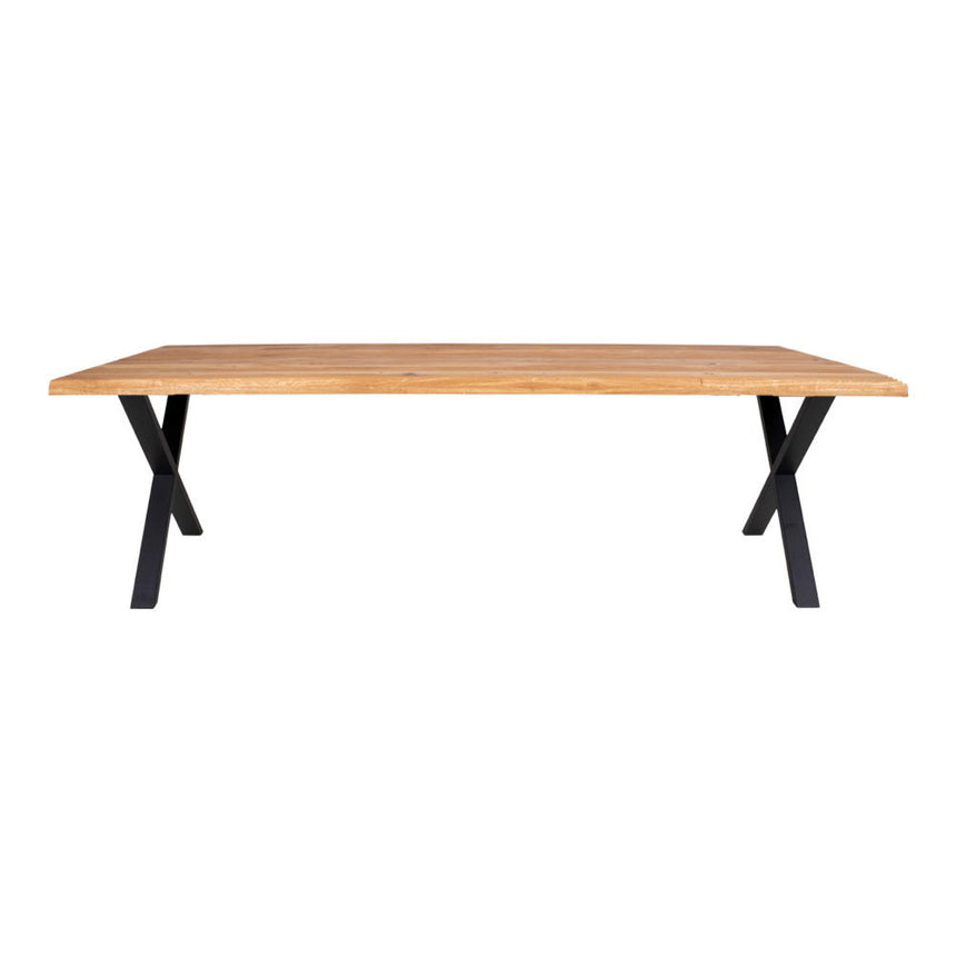 Toulon 300cm Natural Oak Dining Table-4