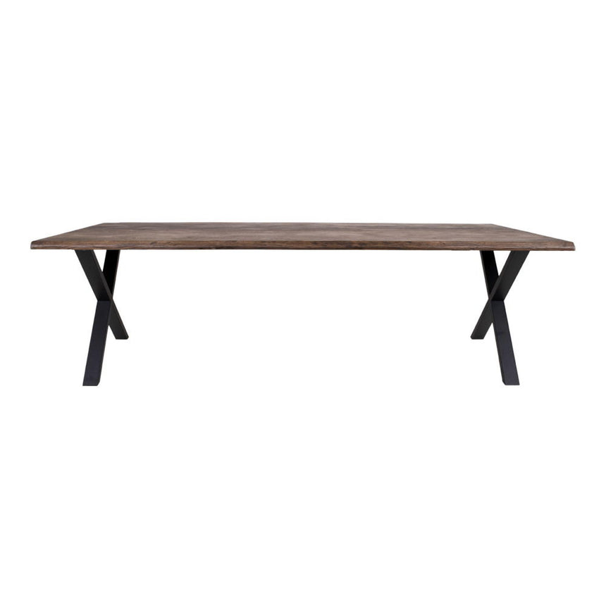 Toulon 300cm Smoked Oiled Oak Dining Table-2
