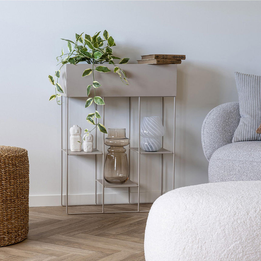 Alton White Glass LED Lamp-4