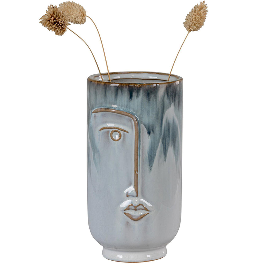 Blue Ceramic Vase-3