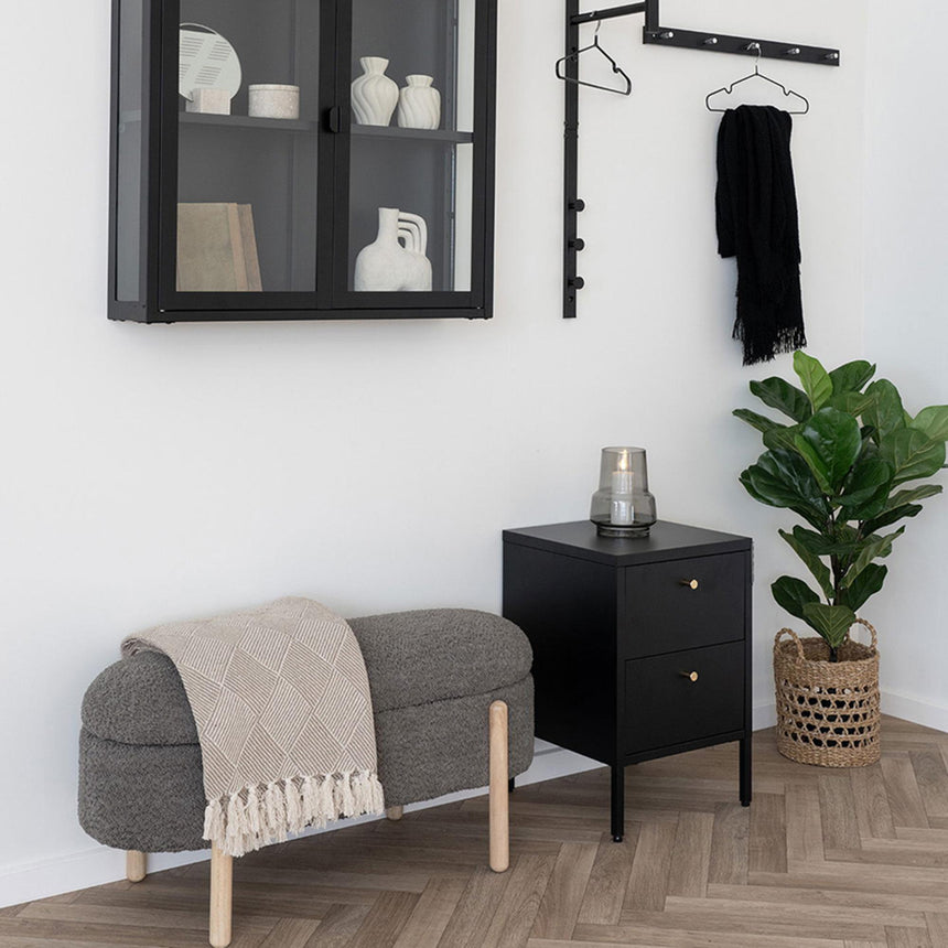 Bursa Taupe Fabric Throw-3