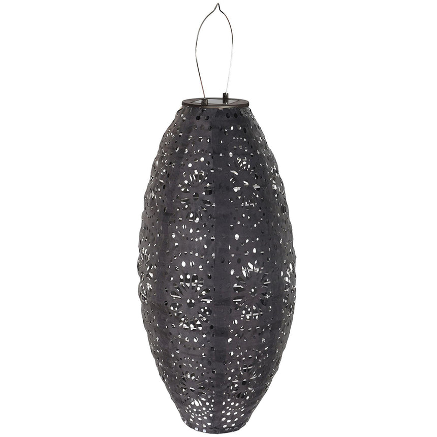 Foxdale Grey Metal LED Lantern-2