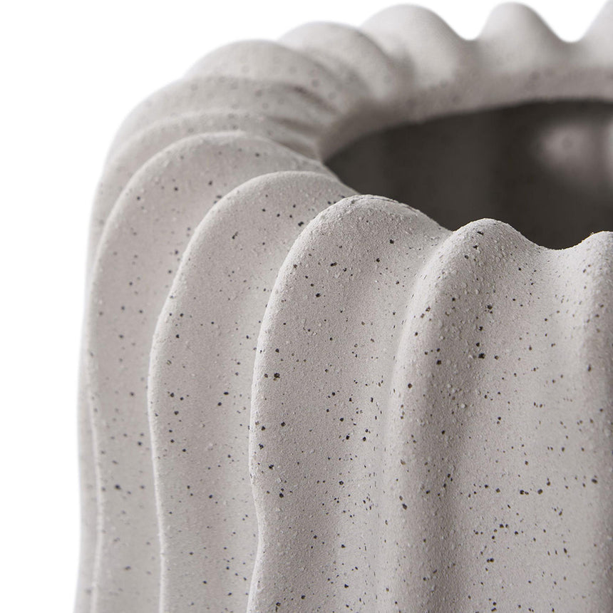 Grey Ceramic Flowerpot-2