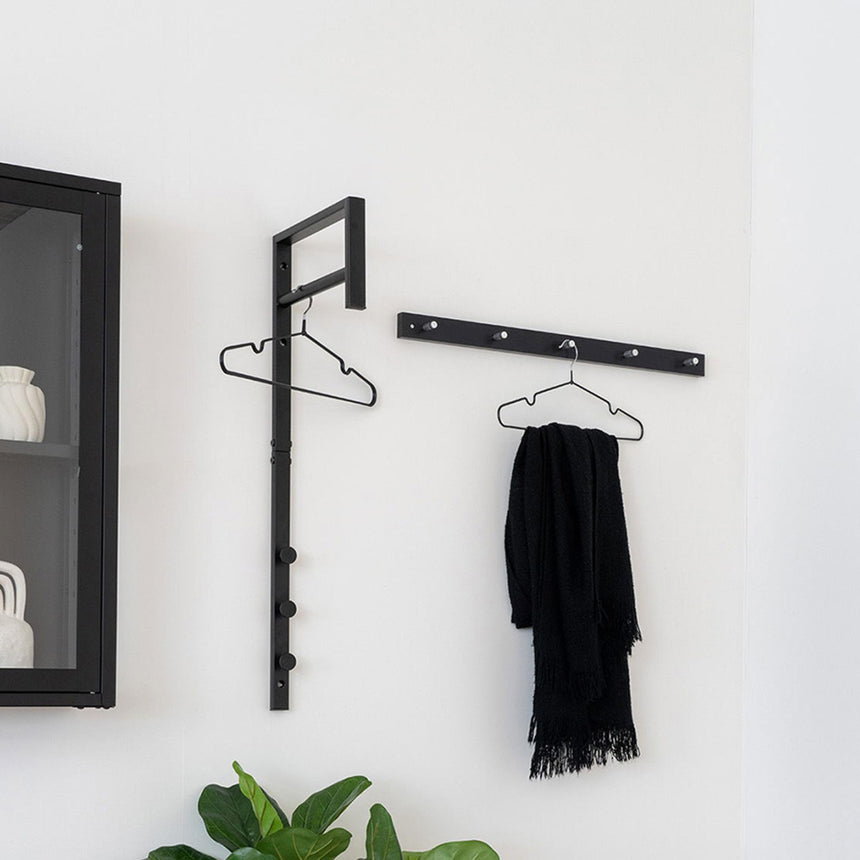 Padova Black Metal Coat Rack-4