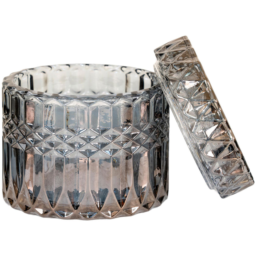 Smoked Glass Jar - Set of 2-5