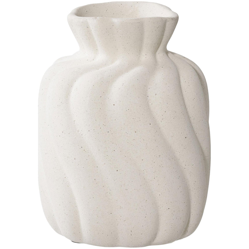 White Ceramic Vase - Set of 2-2