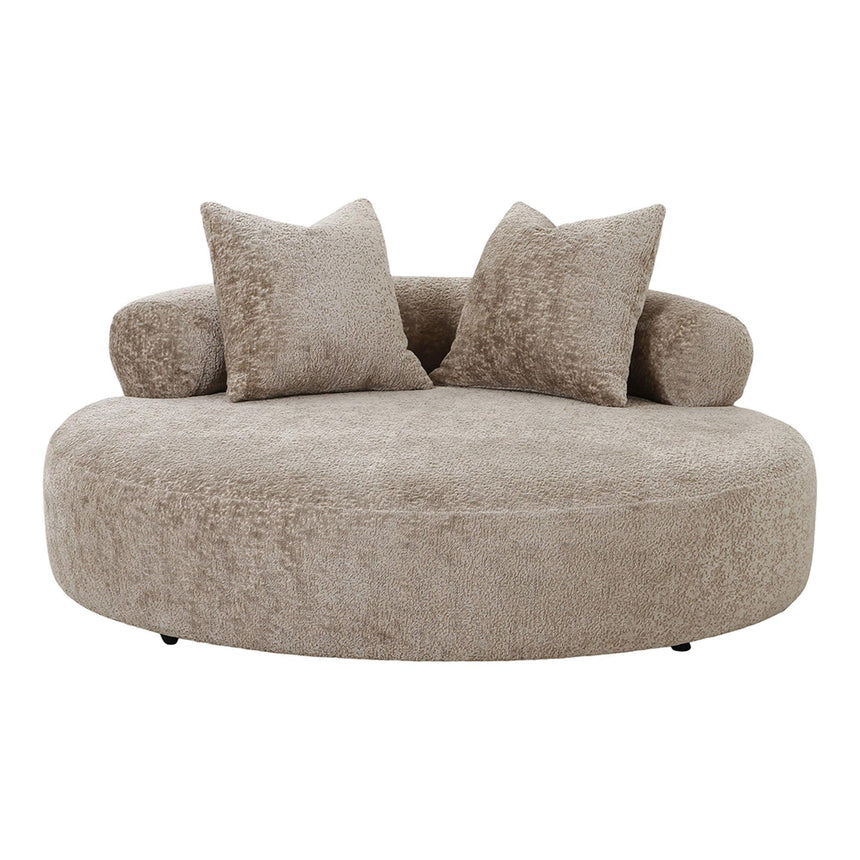 Cairo Natural Chenille Fabric Daybed-3