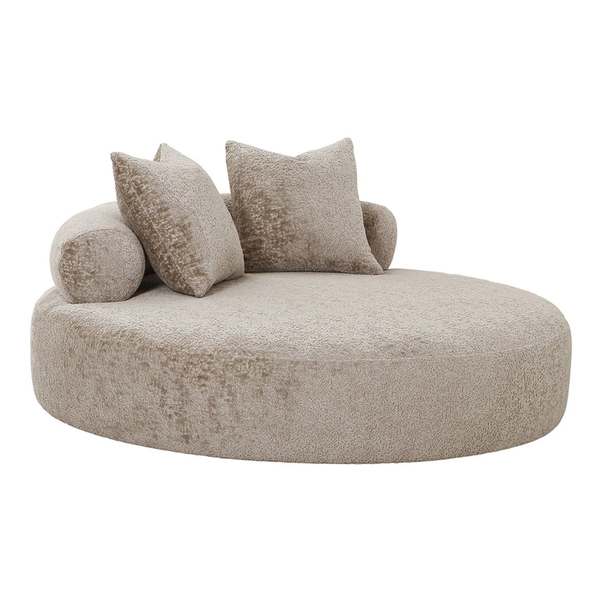Cairo Natural Chenille Fabric Daybed-4