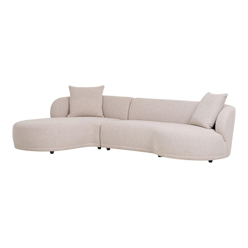 Kingston Natural Fabric Lounge Sofa - LHF-4