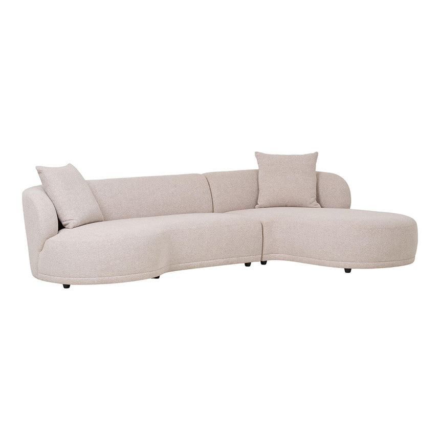 Kingston Natural Fabric Lounge Sofa - RHF-4