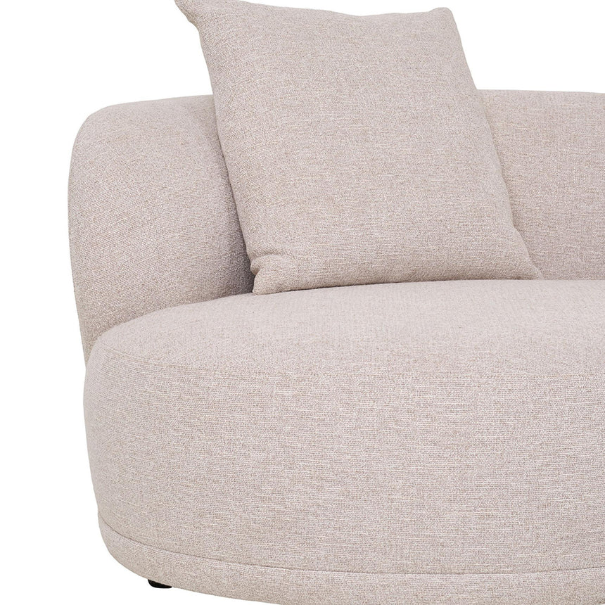Kingston Natural Fabric Lounge Sofa - RHF-6