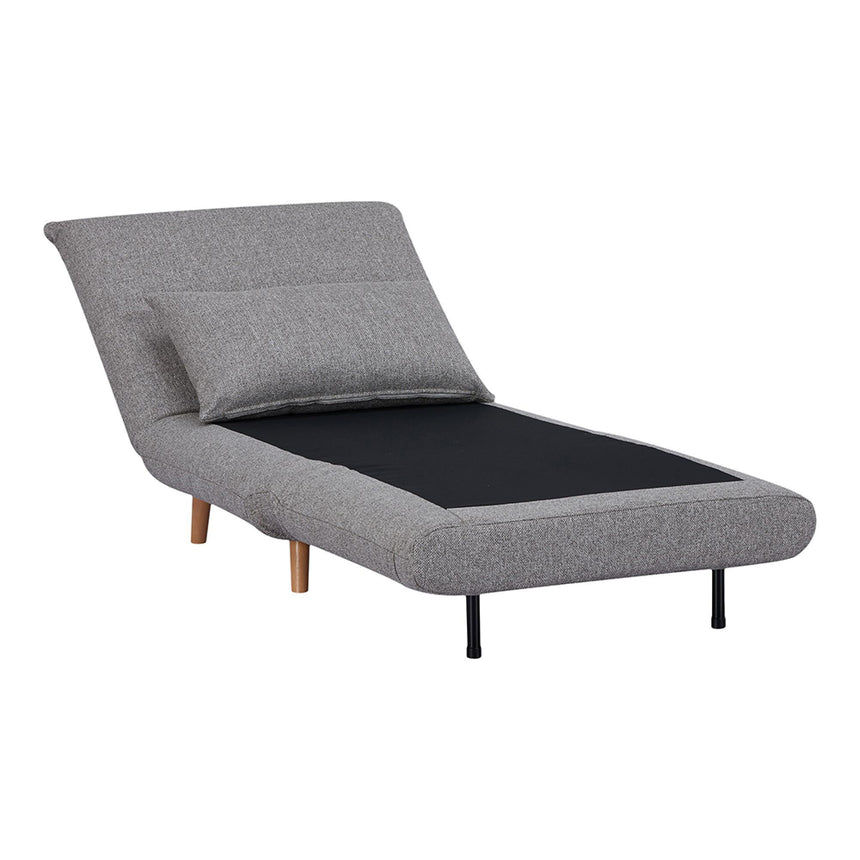 Marlow Grey Fabric Click Clack Sofa Bed with Natural Legs-6