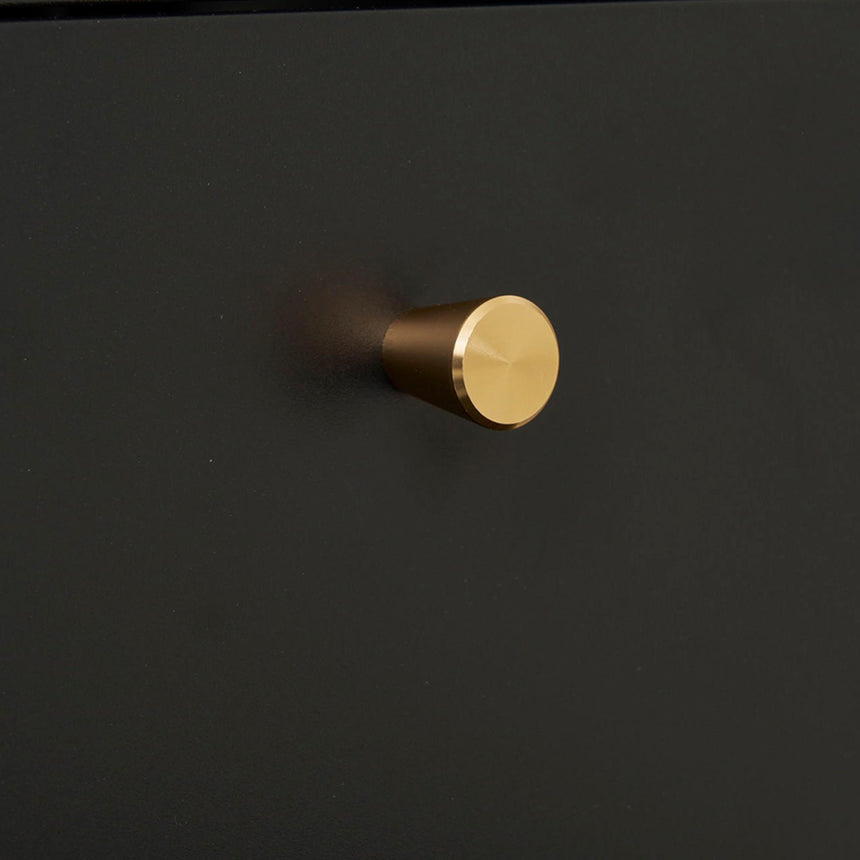 Dalby Black Metal 2 Drawer Chest-3