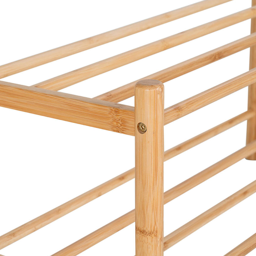 Manaus Natural Bamboo Shoe Rack-2