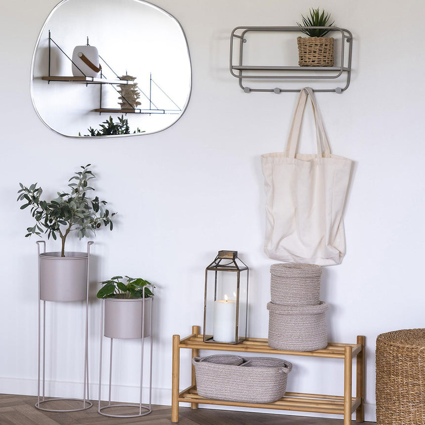 Rabo Sand Metal Flowerpot - Set of 2-4