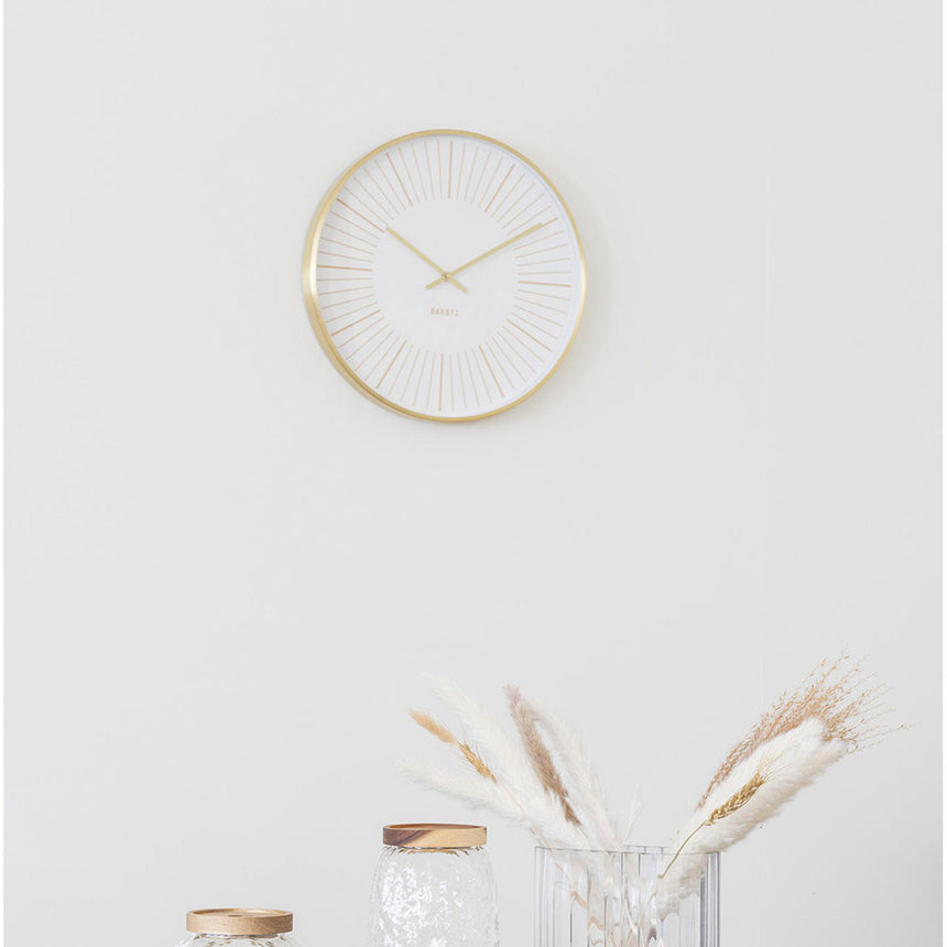Takamaka Gold Metal Round Wall Clock-2