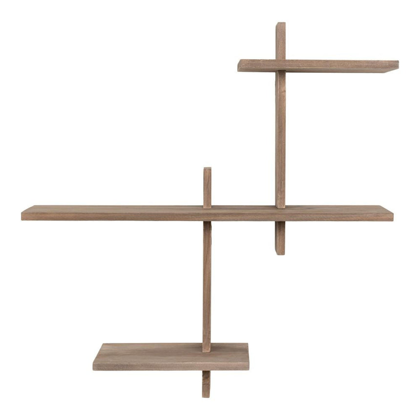 Gavi Natural Pinewood Wall Shelf-2