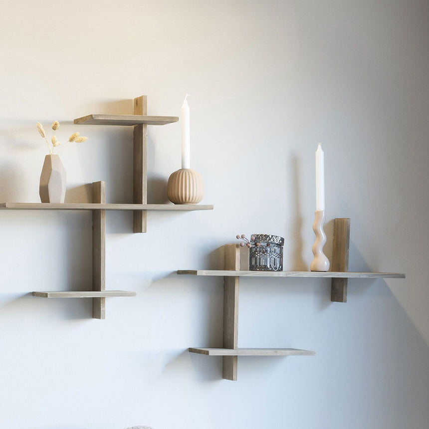 Ovada Natural Pinewood Wall Shelf-3