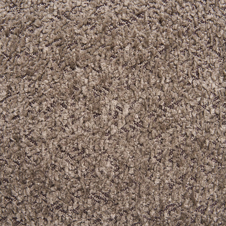 Branca Brown Fabric Ottoman Storage Oval Bench-7