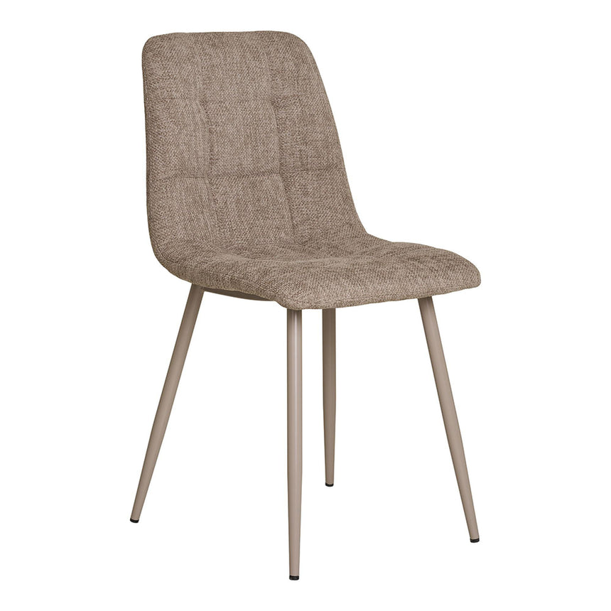 2 x Middelfart Grey Fabric Dining Chair-3