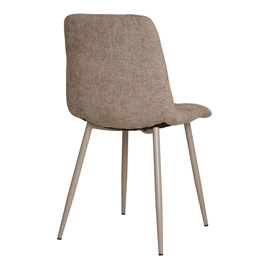 2 x Middelfart Grey Fabric Dining Chair-5