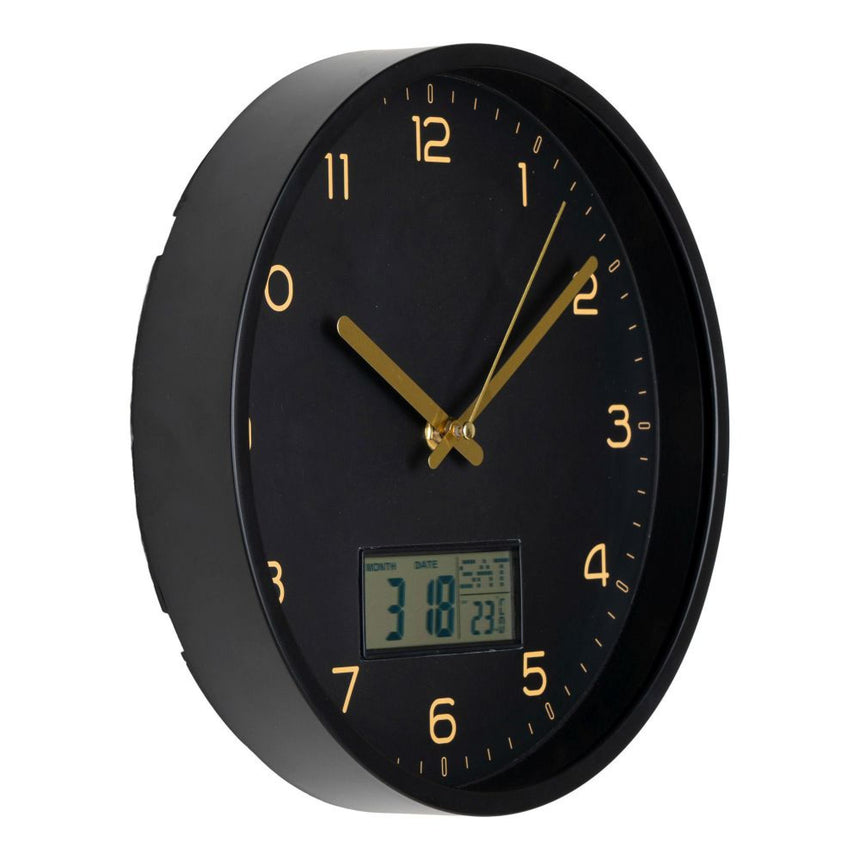 Amiens Black Round Wall Clock-2