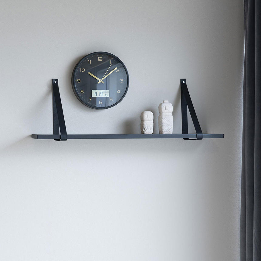 Amiens Black Round Wall Clock-3