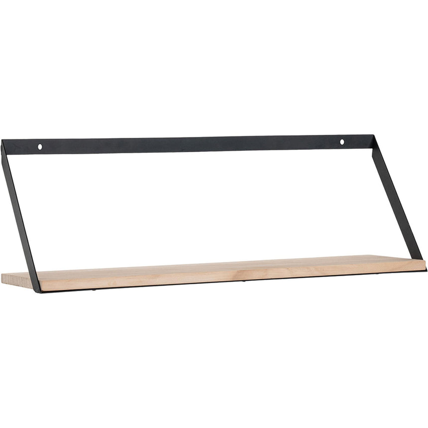 Basel Natural Pine Wood Wall Shelf-2