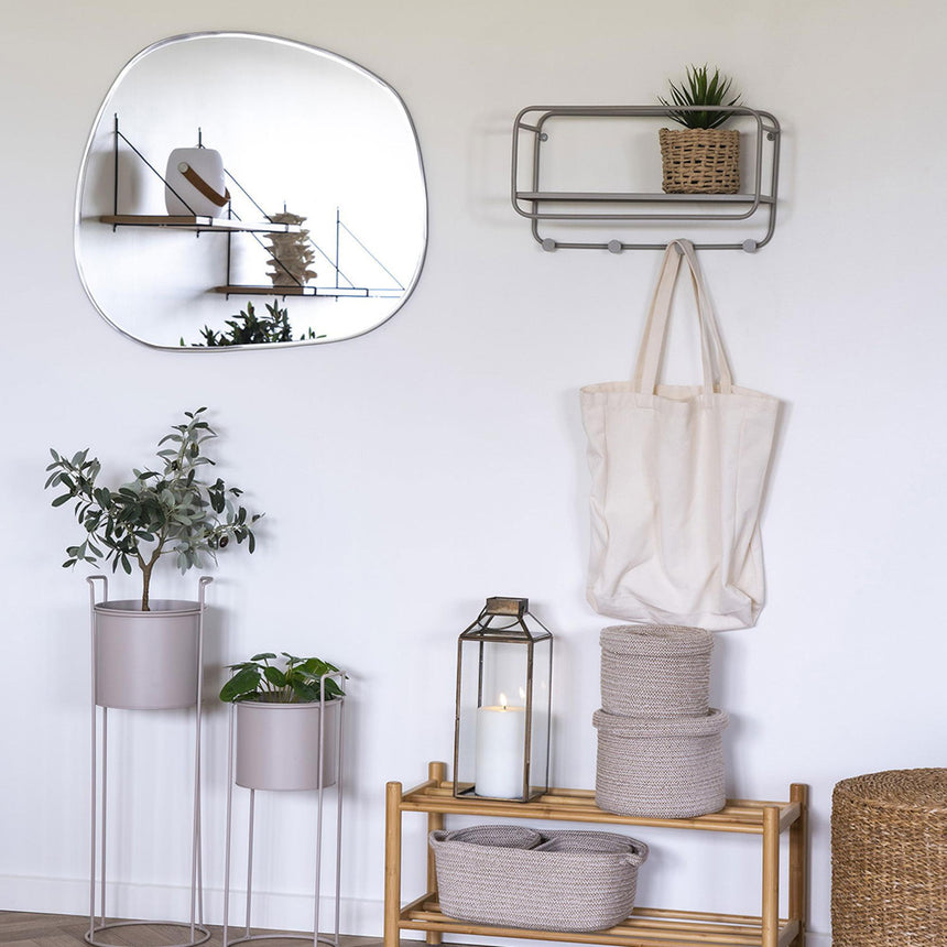 Feira Grey Metal Hat Shelf-4