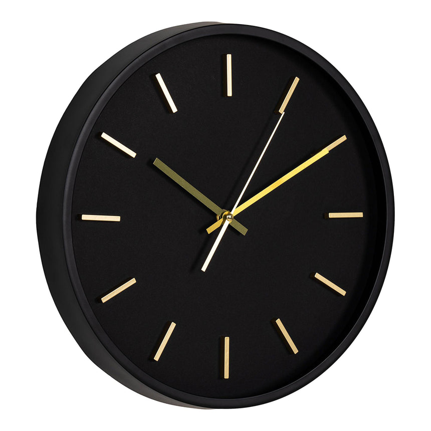 Kensington Black Round Wall Clock-2