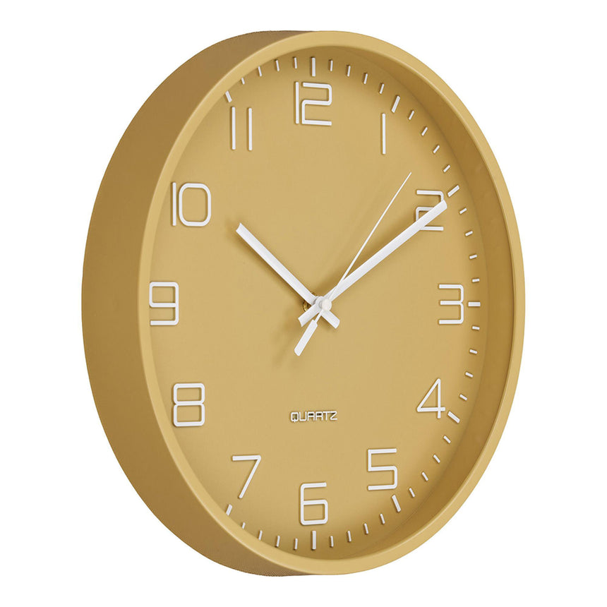 Rosolini Ocher Round Wall Clock-2