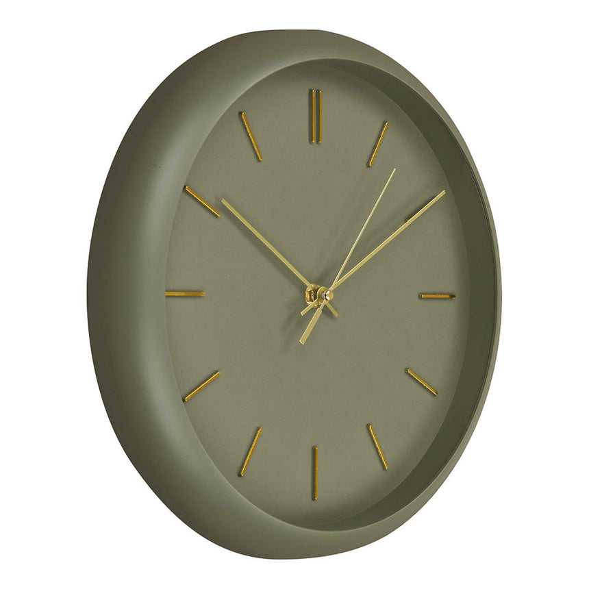 Rossano Green Round Wall Clock-2