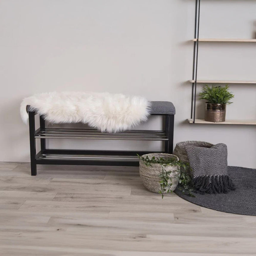 Artificial 50cm Ivory Lambskin-2