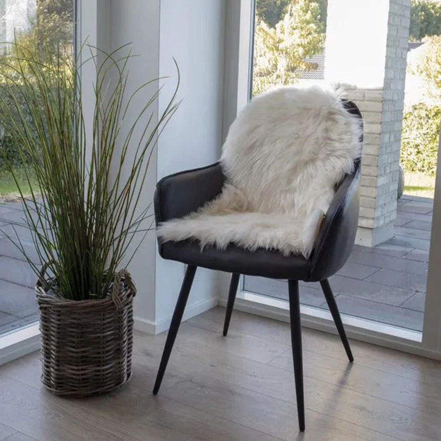 Artificial 50cm Ivory Lambskin-3