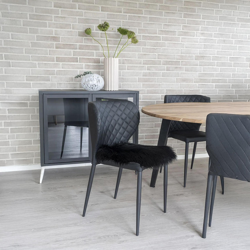 Artificial Black Seat Lambskin-2