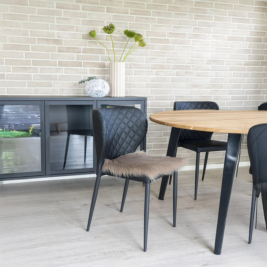 Artificial Mashroom Seat Lambskin-2