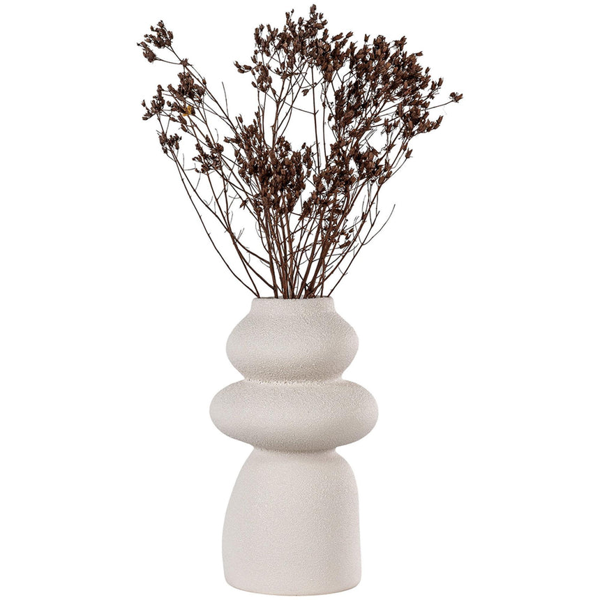 Beige Ceramic Vase-5