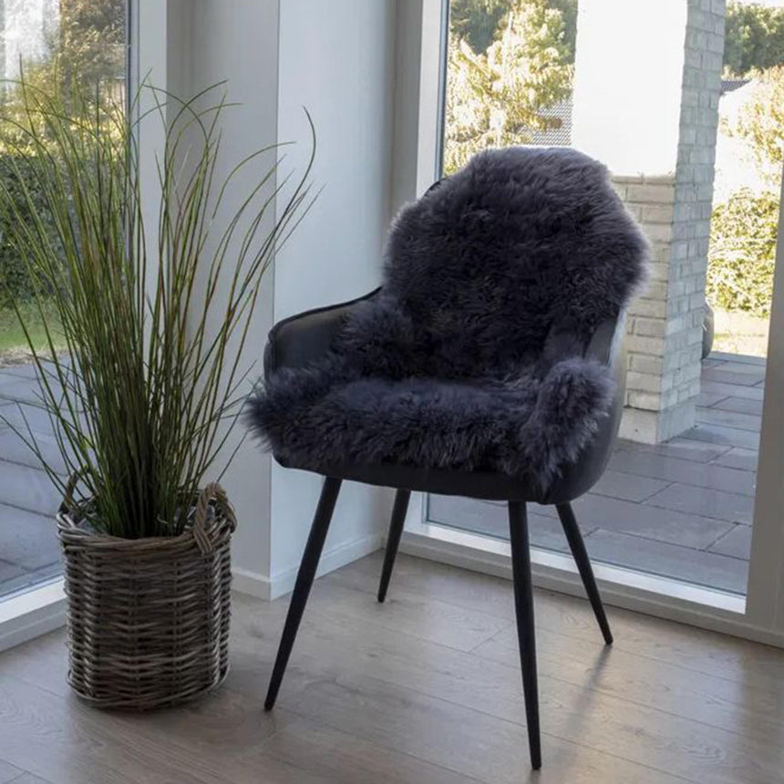 Grey Real lambskin-2