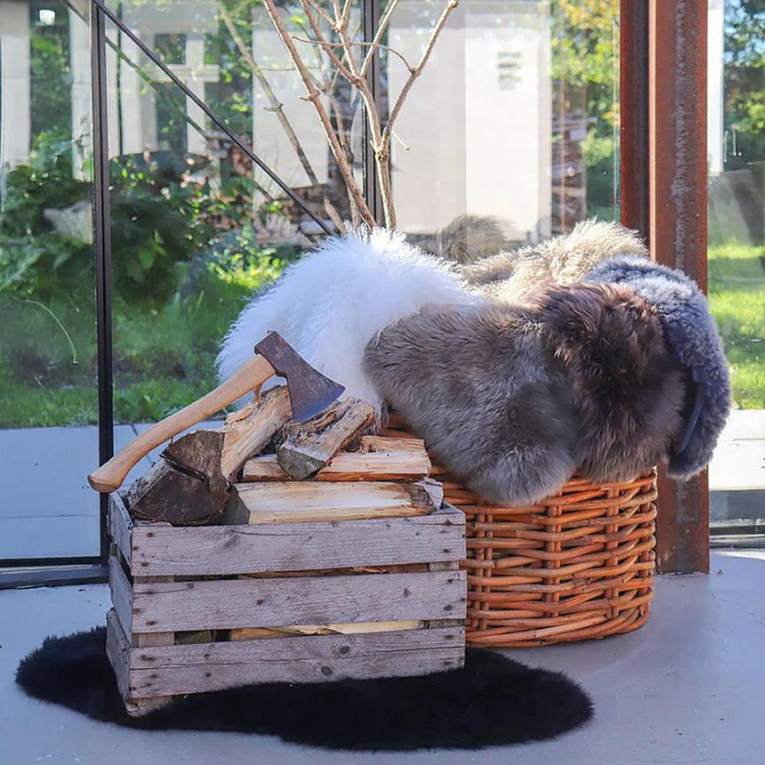 Grey Real lambskin-3