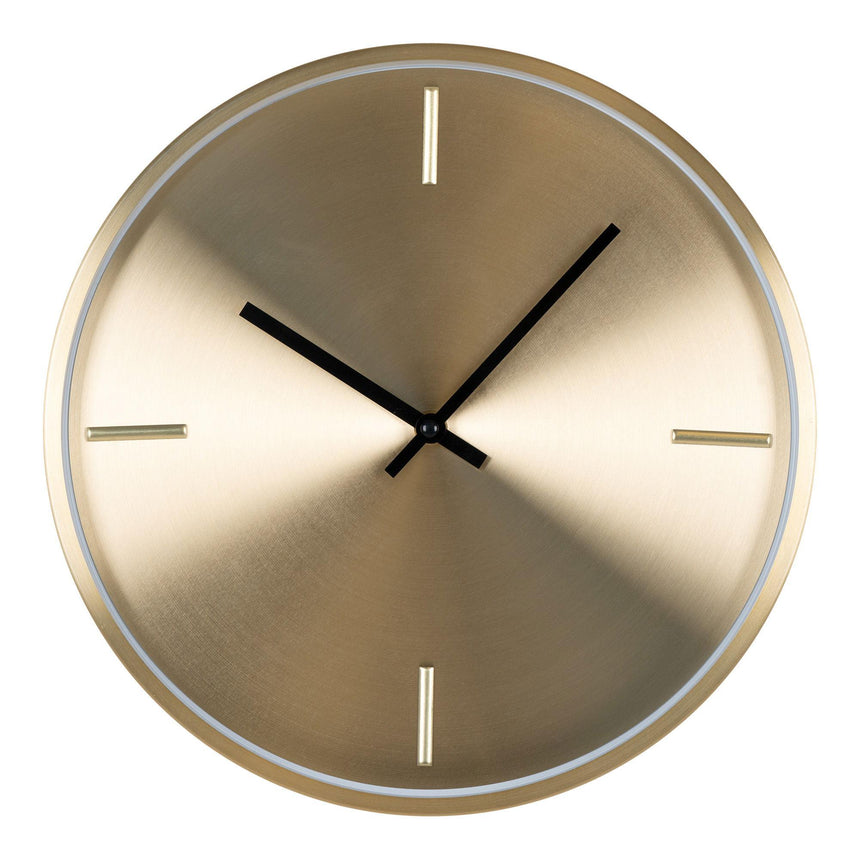 Istanbul Gold Aluminum Round Wall Clock-2