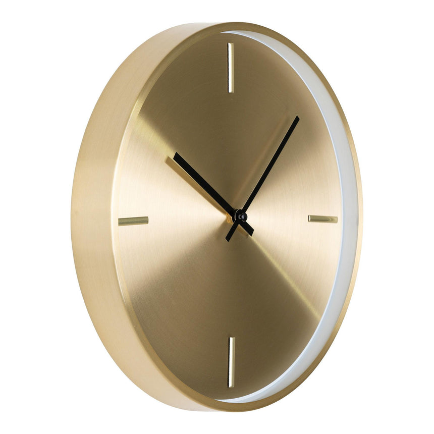 Istanbul Gold Aluminum Round Wall Clock-3