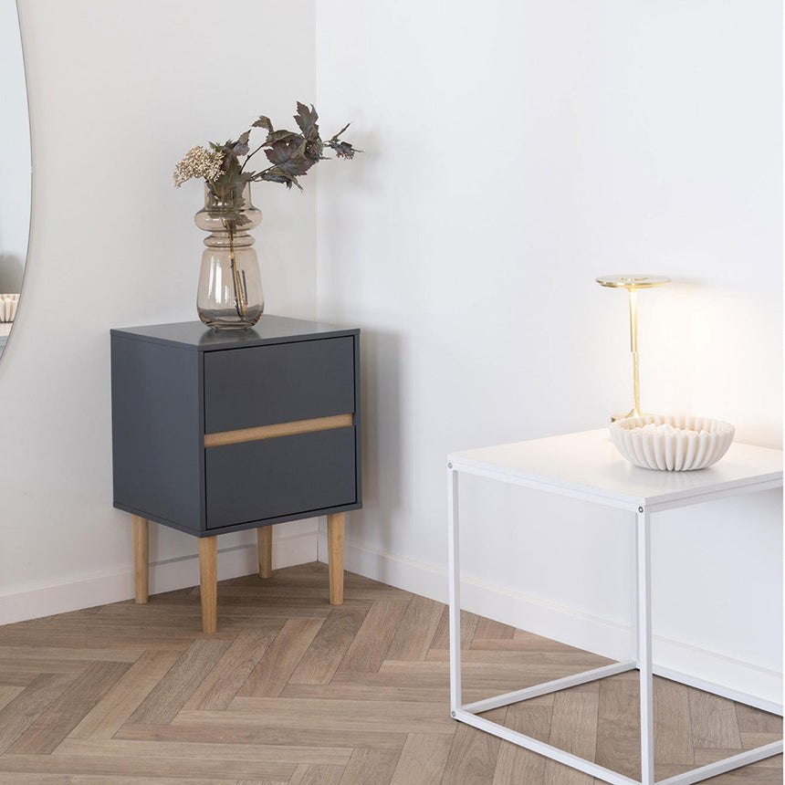 Brown Smoked Glass Round Vase-3