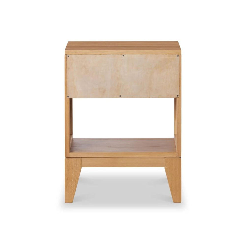 Viento Oak 1 Drawer Bedside Cabinet-3