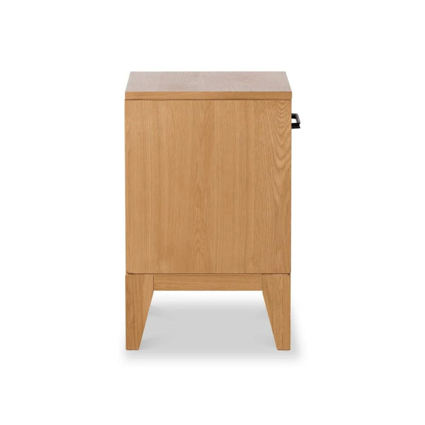 Viento Oak 1 Drawer Bedside Cabinet-4