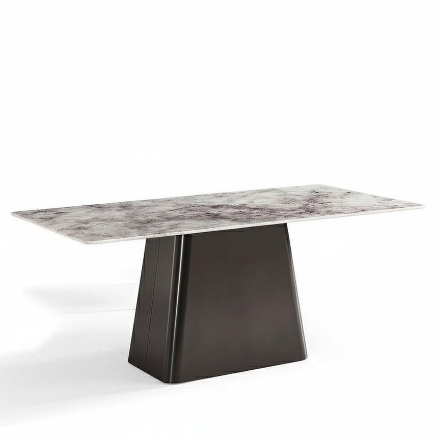 Telma 6 Seater Supreme Grey Marble Dining Table - Sizes Available-7