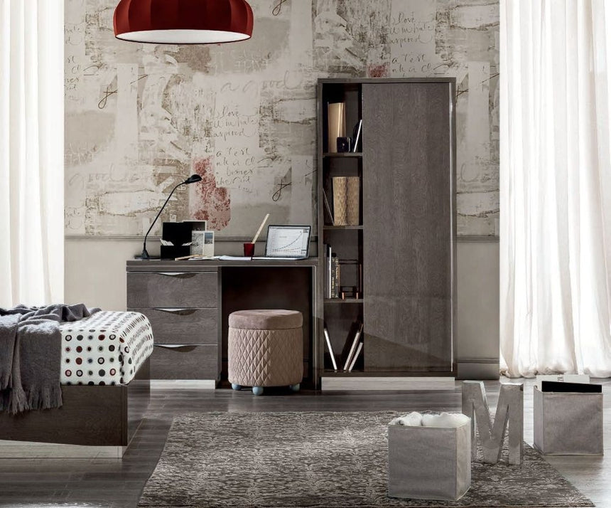 Modum Platinum Italian Pedestal Writing Desk-2